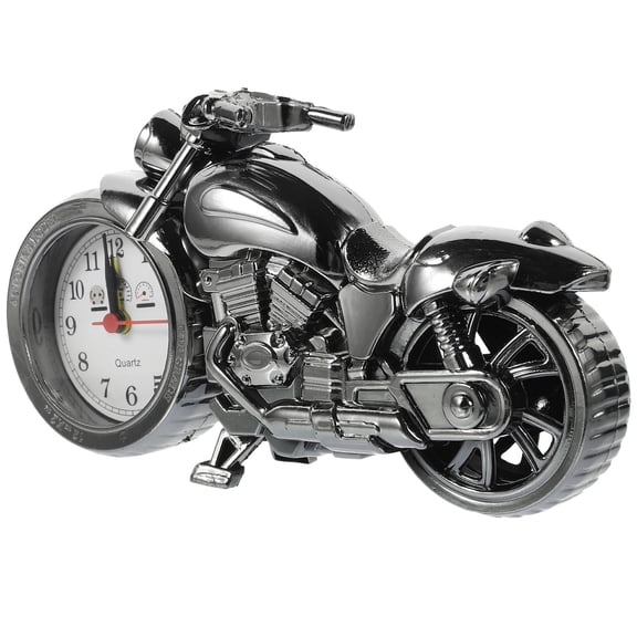 TABLZONE Motorcycle Table Clocks Vintage Clock Model Plastics for Home Furnishing 1Pcs