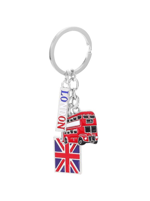 Multi Color British Style Keychain for Decoration and Souvenir Collection