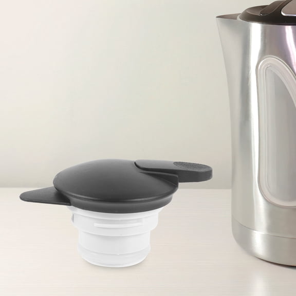 TABLZONE Black Silicone Pitcher Lid, Reusable Flexible Plastic Cover, Wear-Resistant Replacement for Daily Beverage Containers