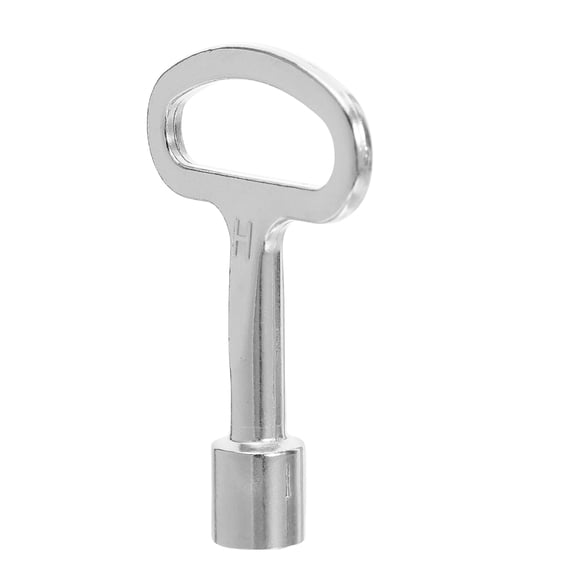 TABLZONE Multi Functional Plated Silver Gas Valve Key Tool for Home Industrial Plumbing Use
