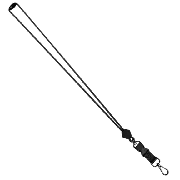 TABLZONE Black Multifunctional Polyester Lanyard for Neck with Safety Breakaway Feature