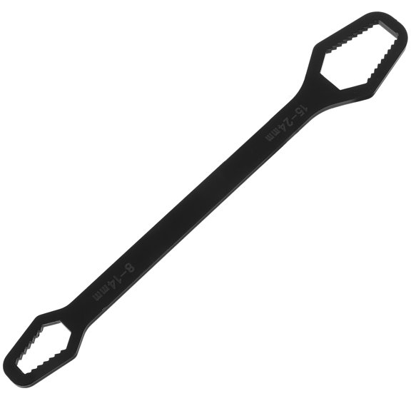 TABLZONE Black Universal Torque Wrench 8-22mm Self-Tightening Double-Ended Bike Repair Tool for Accurate Maintenance