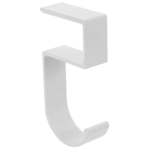 TABLZONE White Metal Desk Hook with Easy Clamp for Hanging Bags, Backpacks, and Accessories