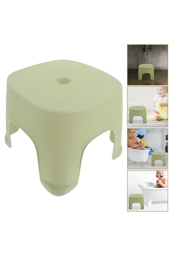 Non-Slip Plastic Footstool for Toddlers, Lightweight and Easy to Clean, Light Stool