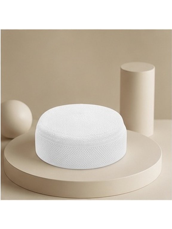 Muslim Prayer Hat, White Cotton Kufi Cap for Salat, Islamic Worship, Mosque, Eid, Ramadan, Daily Prayer Use