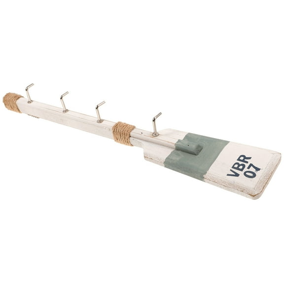 TABLZONE Nautical Theme Hooks Wooden Hook Grey Organizing Bathroom 1Pack