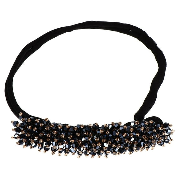 TABLZONE Navy Hair Bun Maker with Crystal , Easy to Use, Secure Hold, Stylish Hair Accessory for Women and Girls