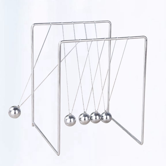 TABLZONE Newton Dynamics Experiment Tool Iron Silver 1 Set for Office Decoration and Home Decor