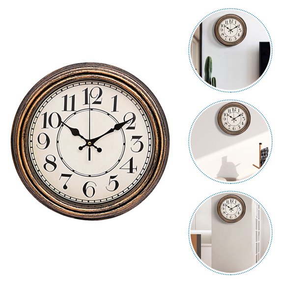 TABLZONE Elegant Decorative Wall Clock for Home Decor, Stylish Fading Design, 1 Piece Modern Wall Clock