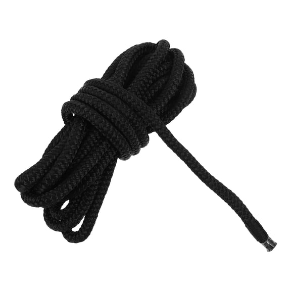TABLZONE Weather Resistant Nylon Rope Black for Boat Docking, Yacht Mooring, Marine and Outdoor Use