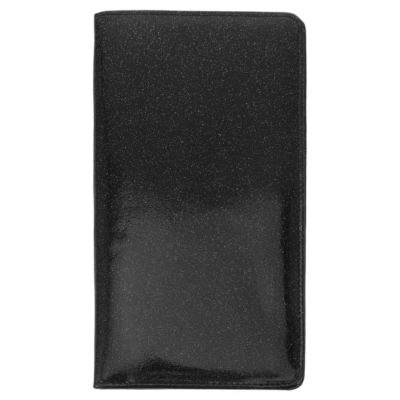 TABLZONE PU Car Registration and Insurance Holder with Glitter Black Finish, Stylish and Document Organizer