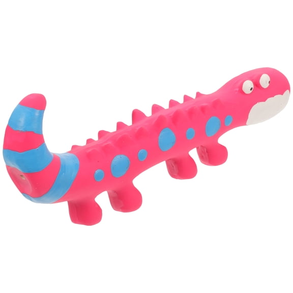 TABLZONE Pet Cleaning Toy Dog Chew Toy Rosy Latex For Interactive Play 1Pack