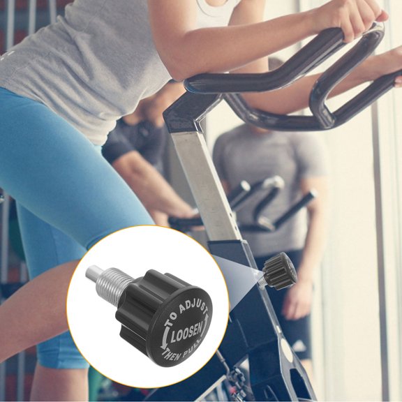 TABLZONE Pin Replacement For Fitness Exercise Bike Parts ABS Black Rotating Adjustment 1Set
