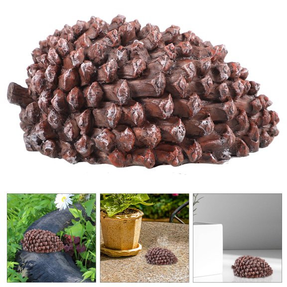 TABLZONE Pine Cone Key Storage Box Outdoor Garden Yard Hideaway Home Security Container