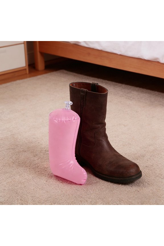 Inflatable Boot Shapers for Shaft Support, Space-Saving Closet Organizer Inserts for Boots