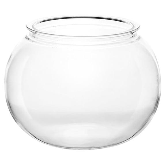 TABLZONE Plastic Aquarium Fish Bowl Clear Design 1Pack for Home Decor