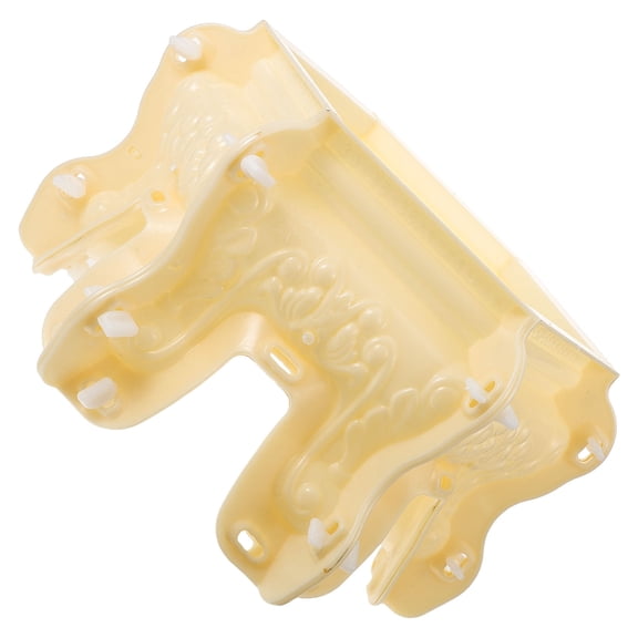 TABLZONE Beige Decorative Plastic Flowerpot Base Mold for Craft Projects, and Gardening Accessory