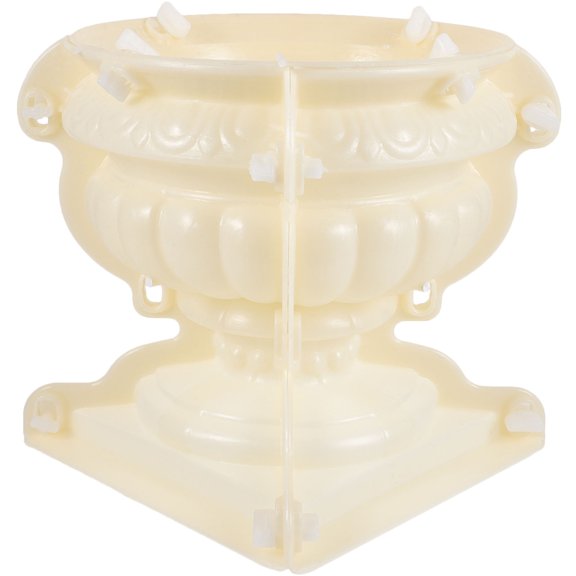 TABLZONE Plastic European Style Flower Pot Mold for DIY Crafting Durable and Washable