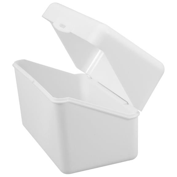 TABLZONE White Business Card Holder and ABS Index Card Organizer for Desk, Office, Home, and