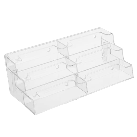 TABLZONE Multi- Holder for Desk Organization, Professional Office Display, Business Cards and ID Storage