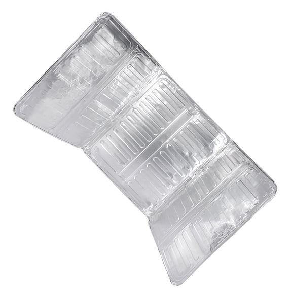 TABLZONE Plated Silver Foldable Splatter Guard for Stove Top with Heat Insulation and Easy Cleanup