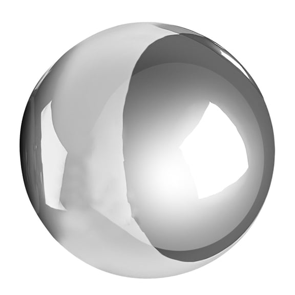 TABLZONE Stainless Steel Gazing Globe with Mirror Polished Finish, Perfect for Garden, Pond, and Outdoor Decor