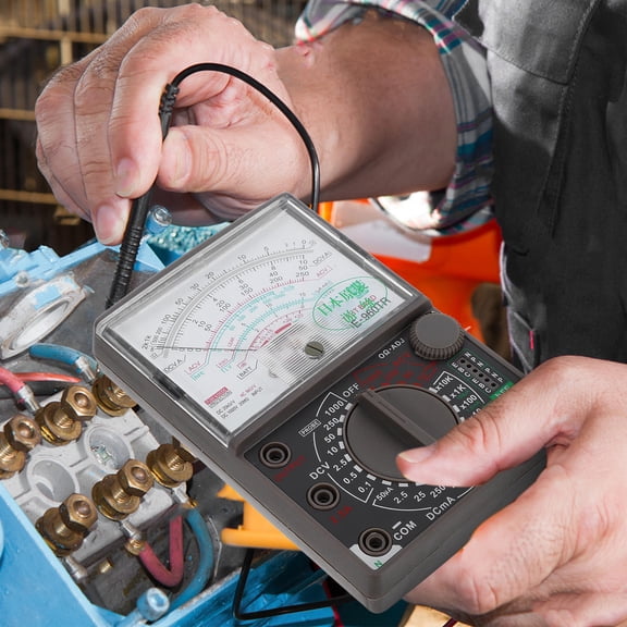 TABLZONE Portable Analog Multimeter Voltage Tester with Resistance Measuring for Electrical Testing