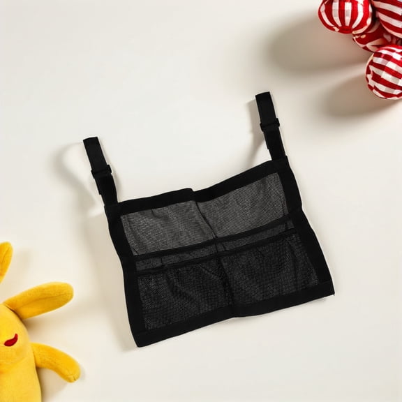 TABLZONE Portable Black Mesh Ping Pong Paddle Storage Bag for Daily Use and Training