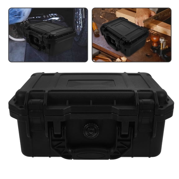 TABLZONE Portable Hard Plastic Tool Box with Handle, Storage Case for Tools, Ergonomic Design for Easy Carrying and Organization