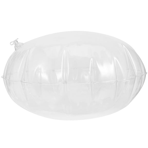 TABLZONE Inflatable Pillows Portable Inflatable Pillow Transparent PVC for Campers 1Set