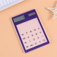 thumbnail image 1 of TABLZONE Portable Solar Calculator with Transparent Touchscreen, Lightweight and for Office, School, and Home Use, 1 of 8