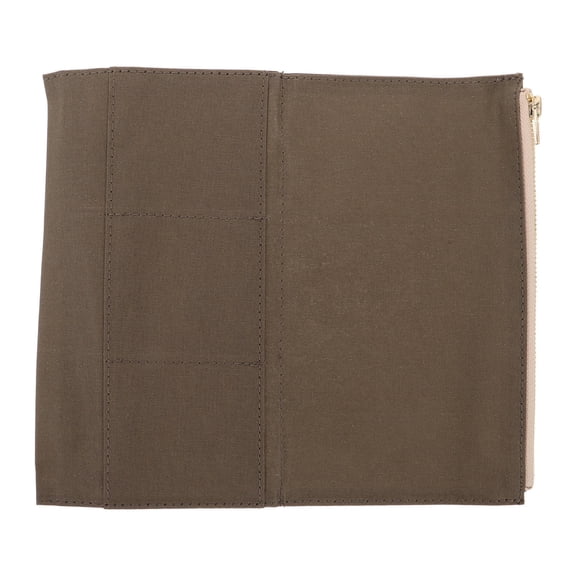 TABLZONE Stylish Olive Green Notebook Cover for Writers and Journaling