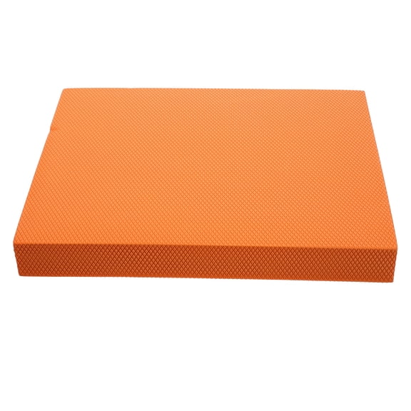TABLZONE Portable Orange Yoga Balance Cushion with Nonslip Tpe Material and Stable Training Support