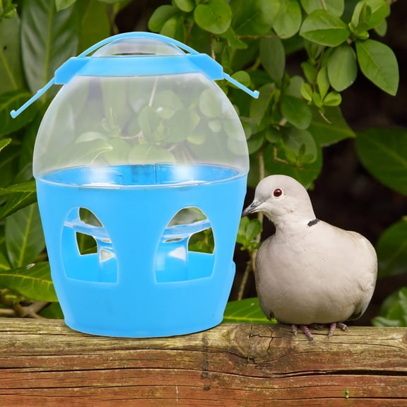 TABLZONE Portable Pigeon Feeder Water Dispensing PVC Multi Ideal For Bird Breeding 1 Set
