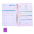 TABLZONE Portable Purple Budget Planner Book for Home Use Monthly ...