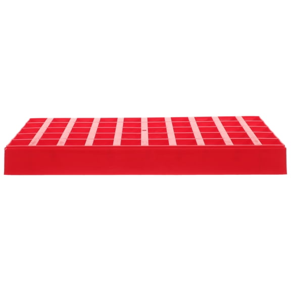 TABLZONE Portable Red Coin Organizer Box with Multiple Grids for Easy Storage