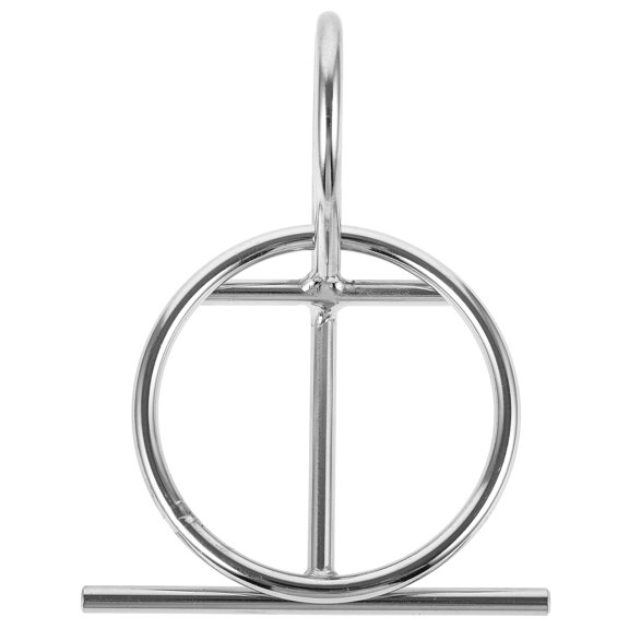 TABLZONE Portable Stainless Steel Dock Cleat Ring with Circular Handle for Reliable Boat Securing