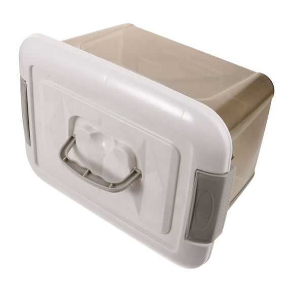 TABLZONE Plastic Storage Case with Handle for Handheld Tools Painting Supplies and Blocks Organizer