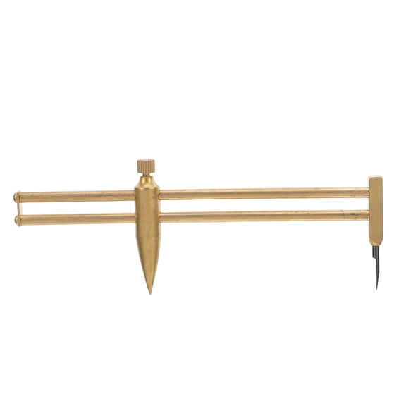 TABLZONE Ceramic Compass Golden Brass for Precise Pottery Measuring Home Use