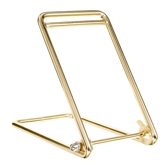 TABLZONE Practical Stainless Steel Movie Ticket Holder with Stable Base for Daily Use