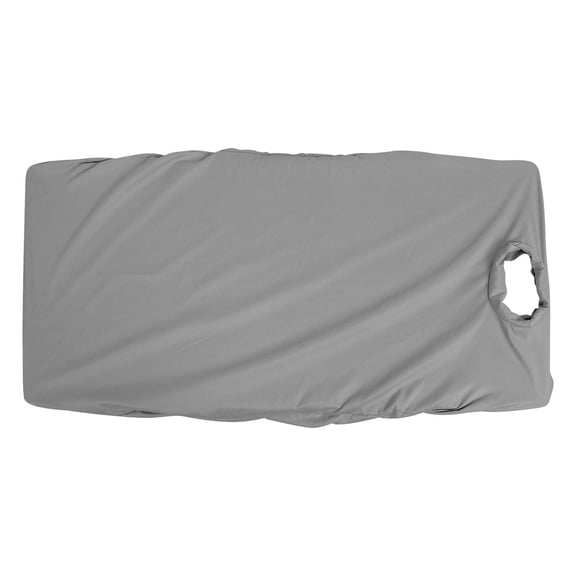 TABLZONE Spa Couch Cover Grey Washable Breathable Massage Table Cover with Face Hole