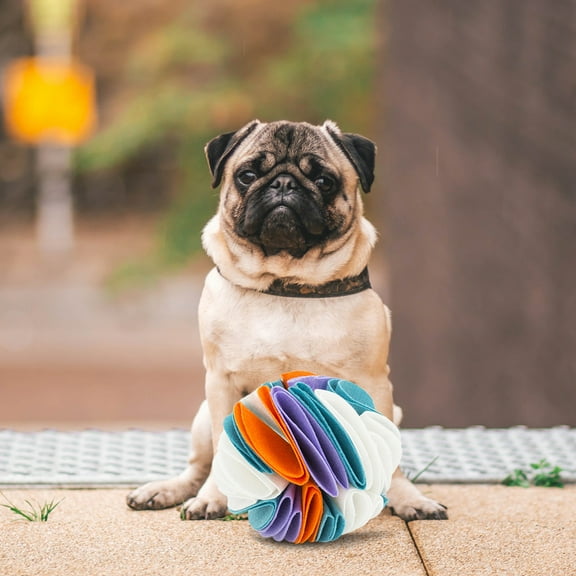TABLZONE Felt Snuffle for Dogs - Interactive Nosework Feeder and Chew Toy for Mental Stimulation
