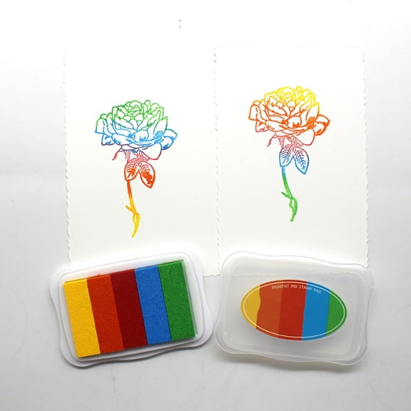 TABLZONE Water-Based Gradient Ink Pad Assorted Colors for Art and Craft Projects