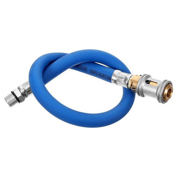 TABLZONE Quick Inflation Tire Inflator Extension Tube with Sturdy Rubber and Alloy Material