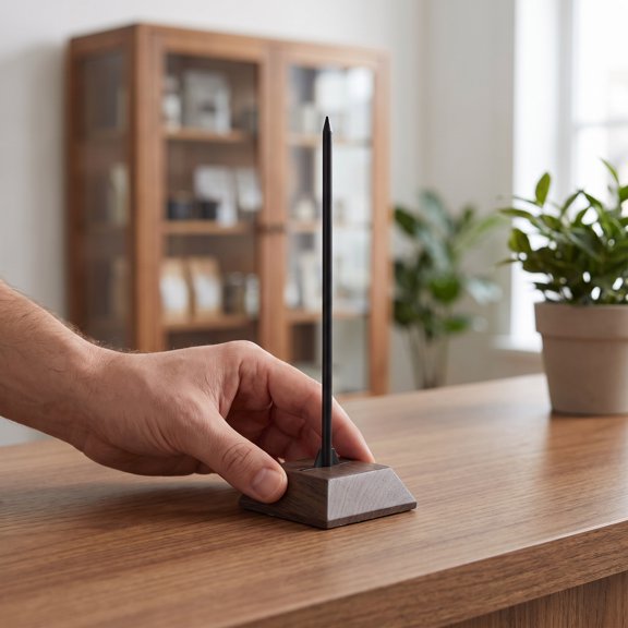 TABLZONE Stainless Steel Receipt Spike, Desk Paper Holder Stabber for Office, Restaurant, Countertop Storage Organizer Stand