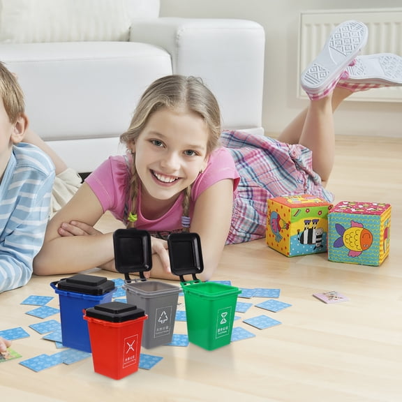 TABLZONE Indoor Kids Garbage Play Set, Assorted Colors, 1 Piece Toy for Imaginative Play and Educational Fun
