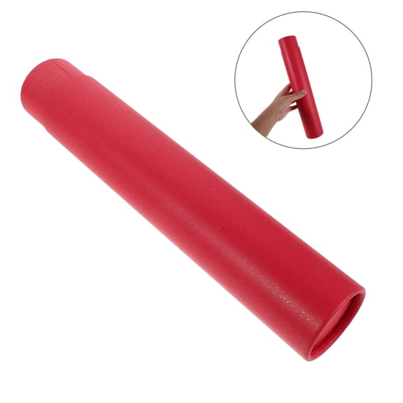 TABLZONE Adjustable Red Paper Artwork Storage Tube for Versatile Sizing