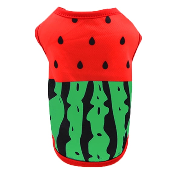 TABLZONE Red Pet Dog Clothes Adorable Watermelon Design for Special Occasions