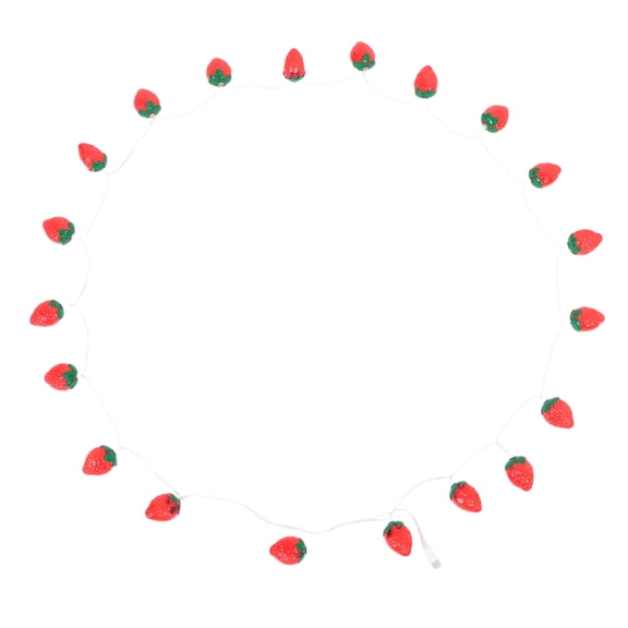 TABLZONE Charming Red Strawberry LED Fairy Lights for Versatile Decoration