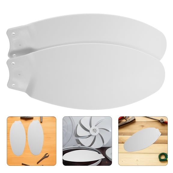 TABLZONE Replacement Ceiling Fan Blades Plastic for Easy Installation and Improved Airflow White 36Inch